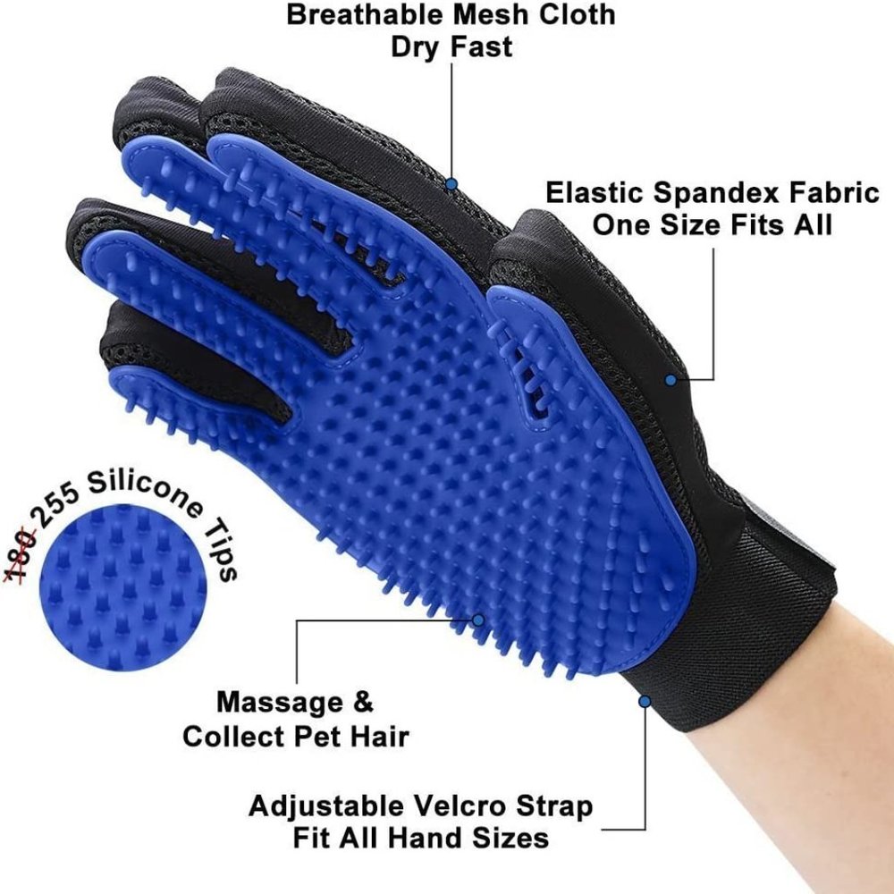 [Upgrade Version] Pet Grooming Glove - Gentle DE s